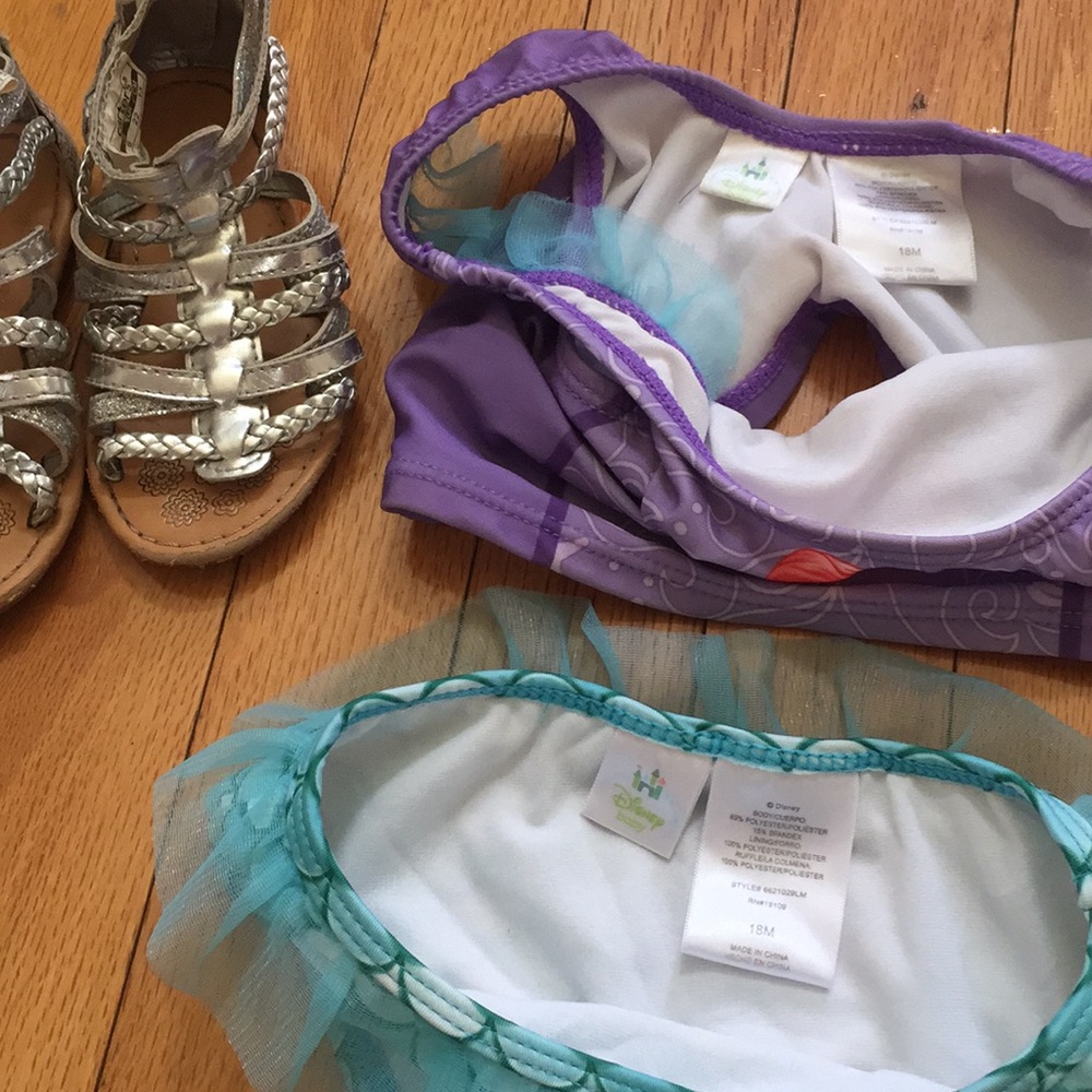 Bathing suit gladiator sandal bundle - Picture 2 of 2
